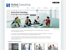 Tablet Screenshot of hollebconsulting.com